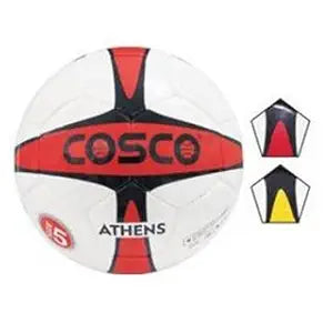 Cosco Athens Football, Size 5 (White/Red)