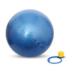 Nivia Anti Burst PVC Ball for Exercise & Fitness with Foot Pump (Size - 65 cm) Blue