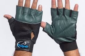 Prokyde Hit Gym Gloves – Genuine Leather, Wrist Support, Unisex Hand Gloves for Gym Workouts