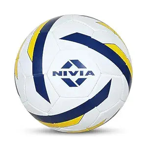 Nivia Vega Football, Training Ball, 32 Panels, Durable Rubber Cover, Latex Bladder, As per AIFF Standards, to Play on Both Natural and Artificial Grass
