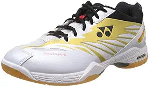 Yonex SHB F1LTD Badminton Shoes, UK 7 (White/Gold)