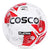 Cosco Platina Leather Men's Footballs, Size 5 (White/Red)