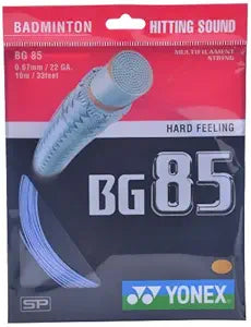 Yonex BG 85 Badminton Strings, 0.67mm (Blue)
