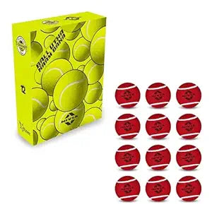 Nivia Cricket Felt Tennis Ball (Red) Standard Size