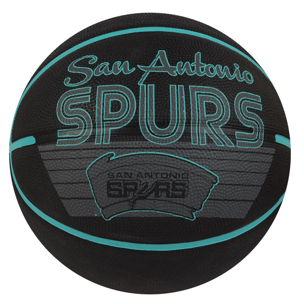 Spalding Team Spurs Basketball Size-7 (Black)