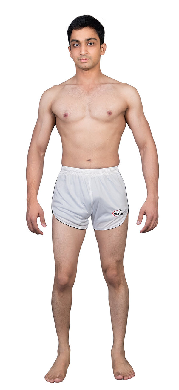 Prokyde White n Red Cocky Running Shorts