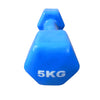 Prokyde Vinyl (Single) Fixed Weight Dumbbell- 5 kg - Blue