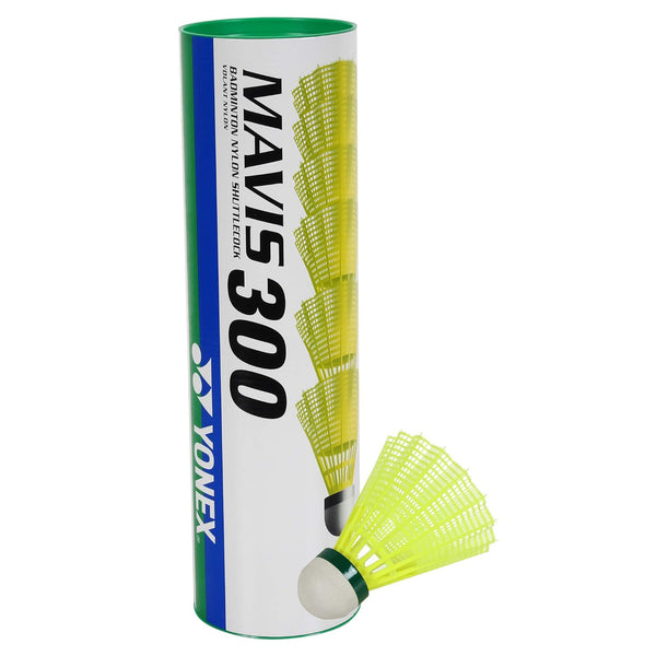 Yonex Mavis 300 Green Cap Nylon Shuttlecock |High-Durability Nylon Shuttlecock |High-Durability Nylon Shuttlecock