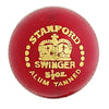 Cricket ball with visible stitching| Close-up of a cricket ball |Cricket ball on a field