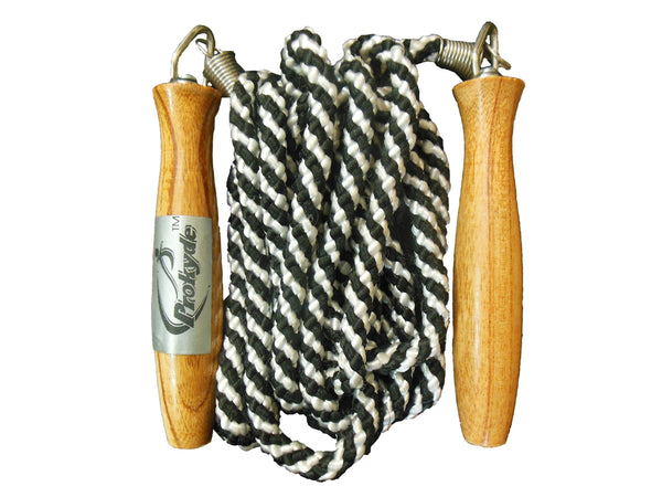 Wooden Handle Jump Rope | Best Skipping Rope in India with Affordable Price| Top Skipping Rope Brand in India | Sturdy Jump Rope for Fitness & Cardio Heavy-Duty Jump Rope for Men | Skipping Rope with Wooden Handles