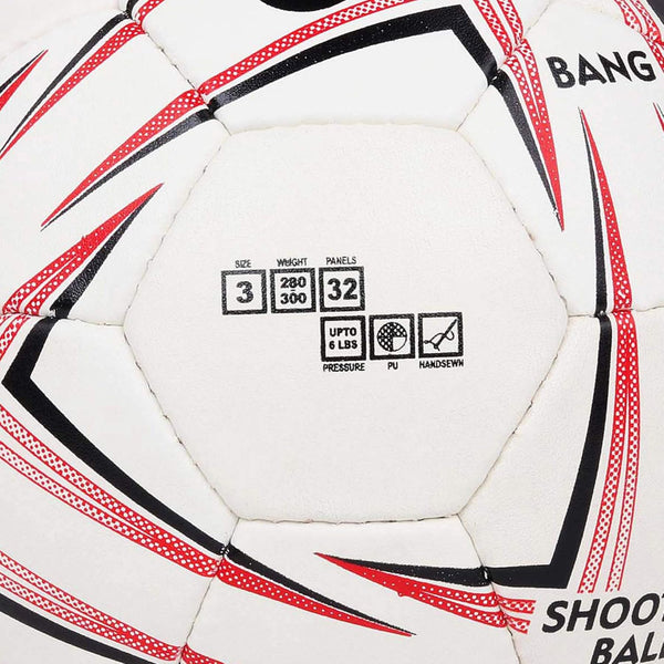 Cosco 17005 Faux Leather Shooting Ball, Size 3 (White)