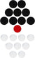 Prokyde Speed Acrylic Carrom Pawns