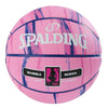 Spalding NBA Marble Series Rainbow Basketball, Size 7 (White)