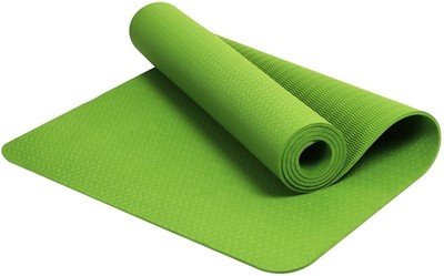 Lightweight yoga mat rolled| Yoga mat on sale with discounted price displayed| Alpha Lite Yoga Mat 