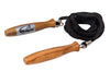  BlackJump Rope with Wooden Handles | Perfect for Cardio, Fitness & Weight Loss | Top Skipping Rope for Men in India | Affordable Jumping Rope Price | Strong Nylon Cord and Wooden Grip